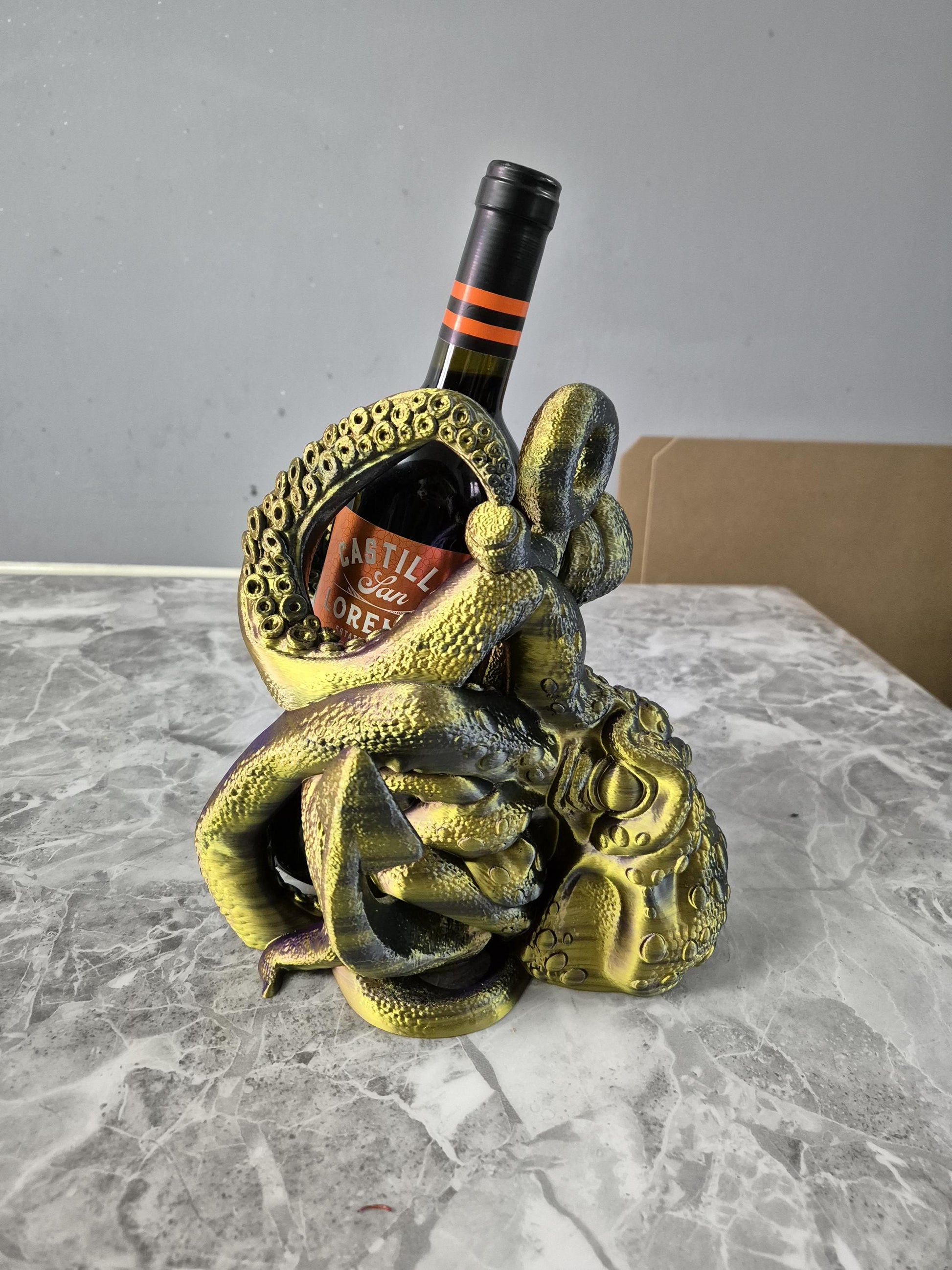 octopus wine holder