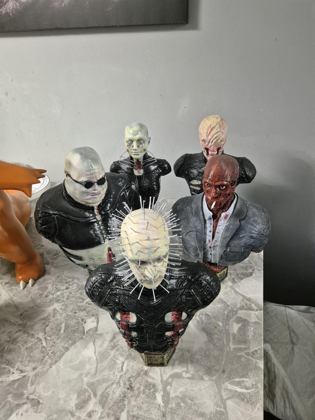 Hellraiser 3d printed busts x5