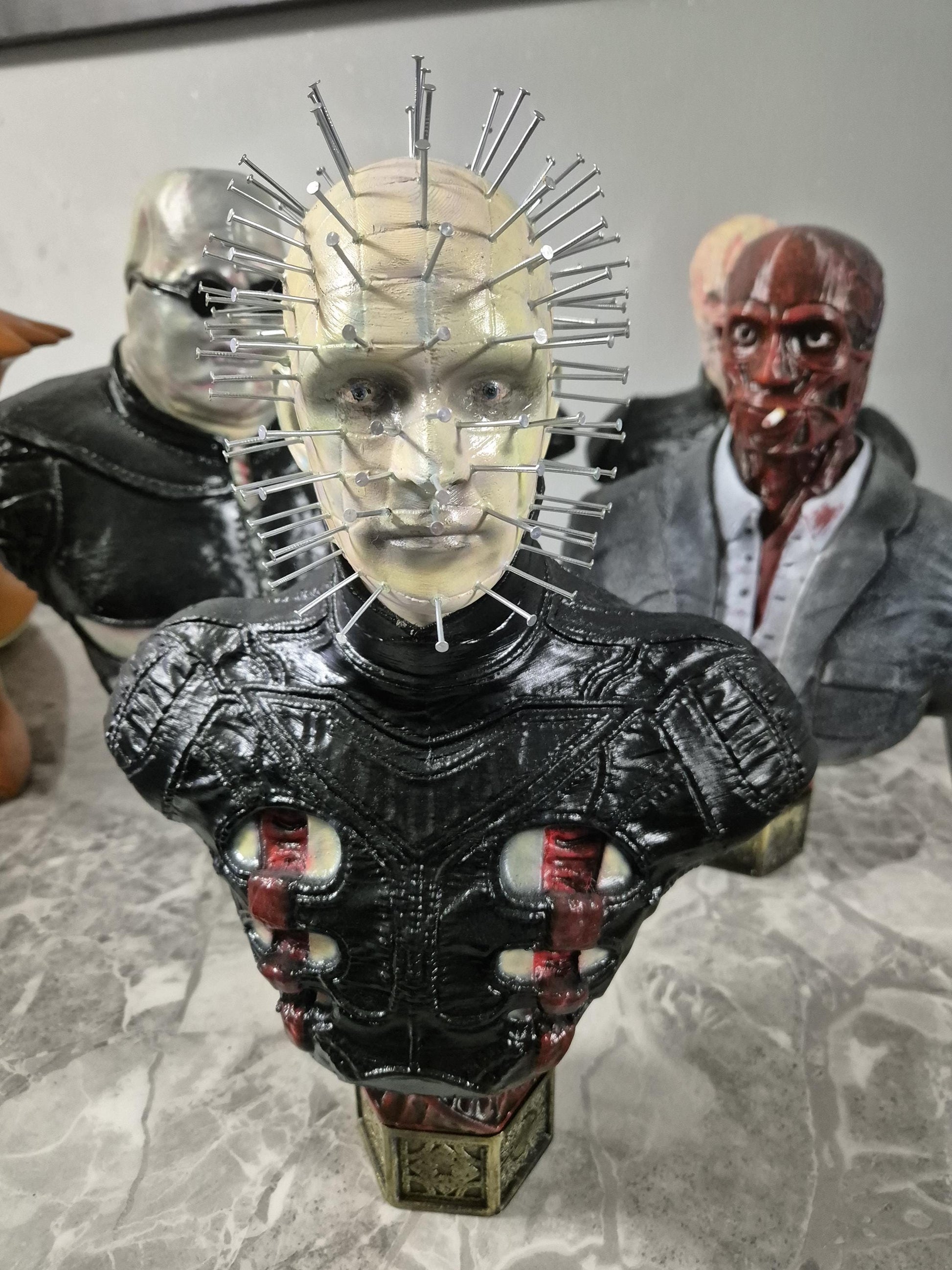 Hellraiser 3d printed busts x5
